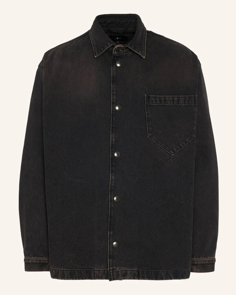 7 for all mankind Overshirt ROOTS Braun