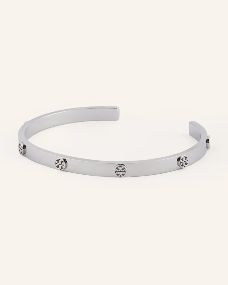 Tory Burch Armreif THIN MILLER Silber