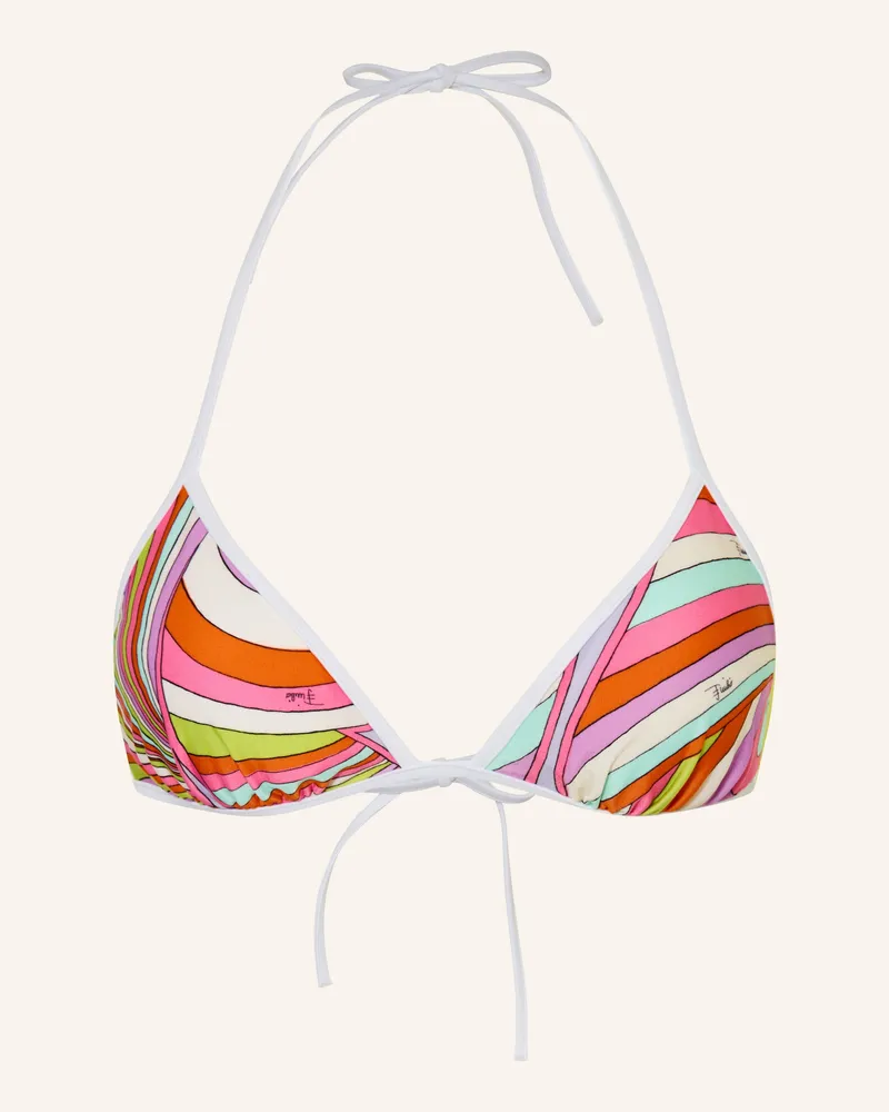 Emilio Pucci Triangel-Bikini-Top rosa Pink