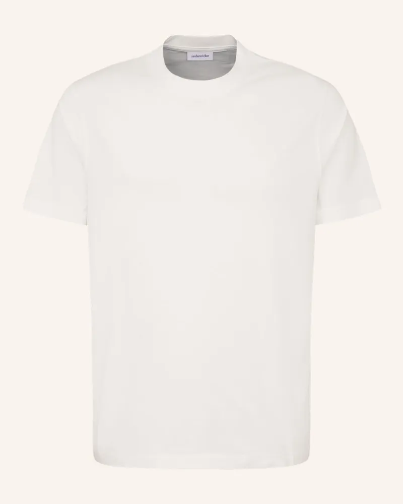 Seidensticker T-Shirt Regular Fit weiss Weiss