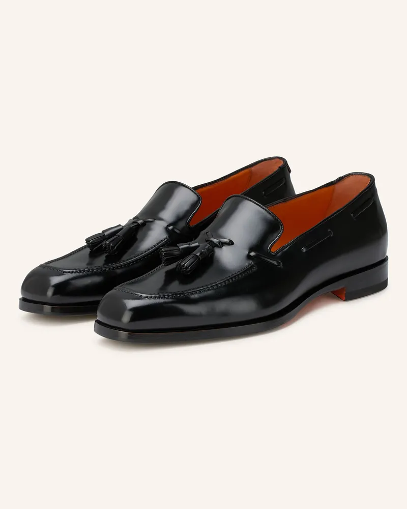 Santoni Loafer BRANDO Schwarz