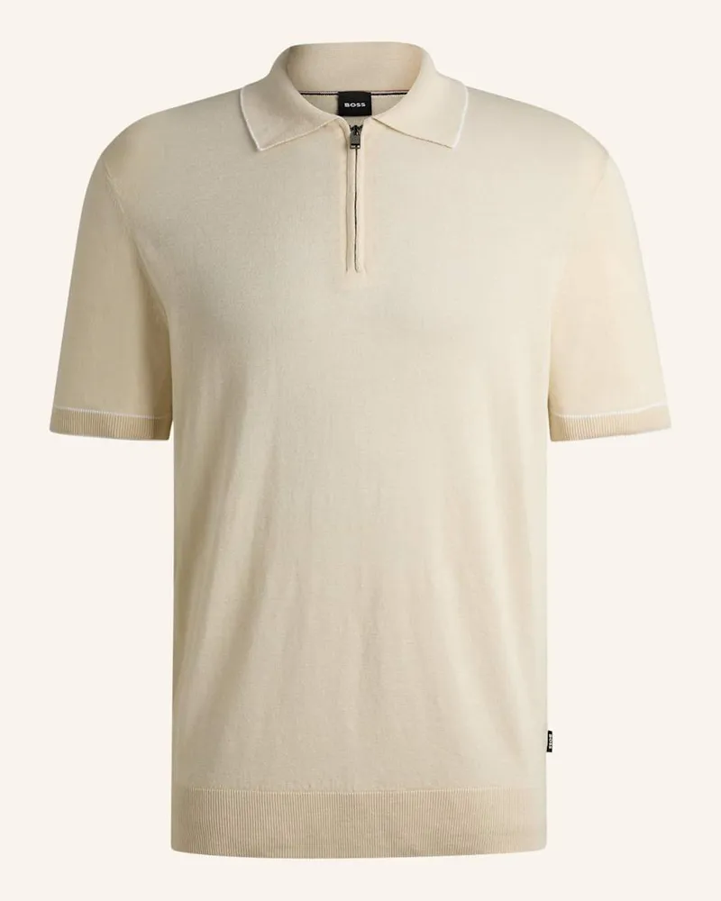 HUGO BOSS Pullover H-JIOVANOTTO Regular Fit Weiss
