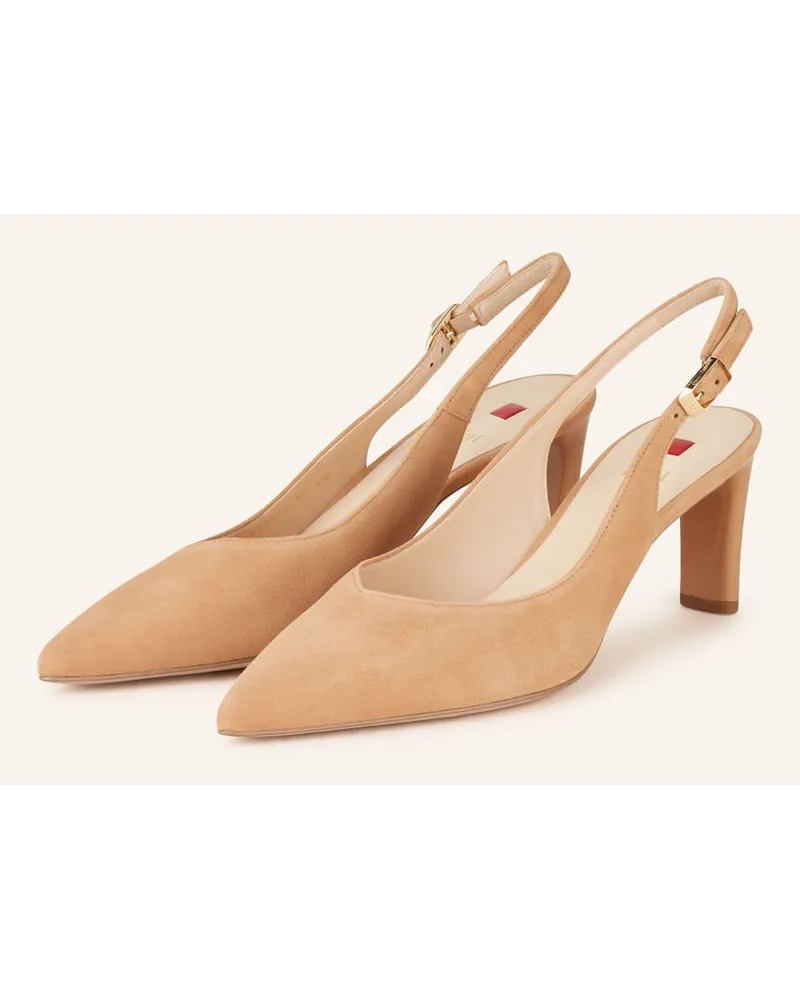 Högl Slingpumps - COGNAC Beige