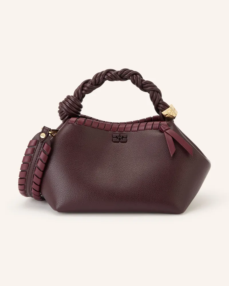 Ganni Handtasche Bou Small braun Dunkelbraun