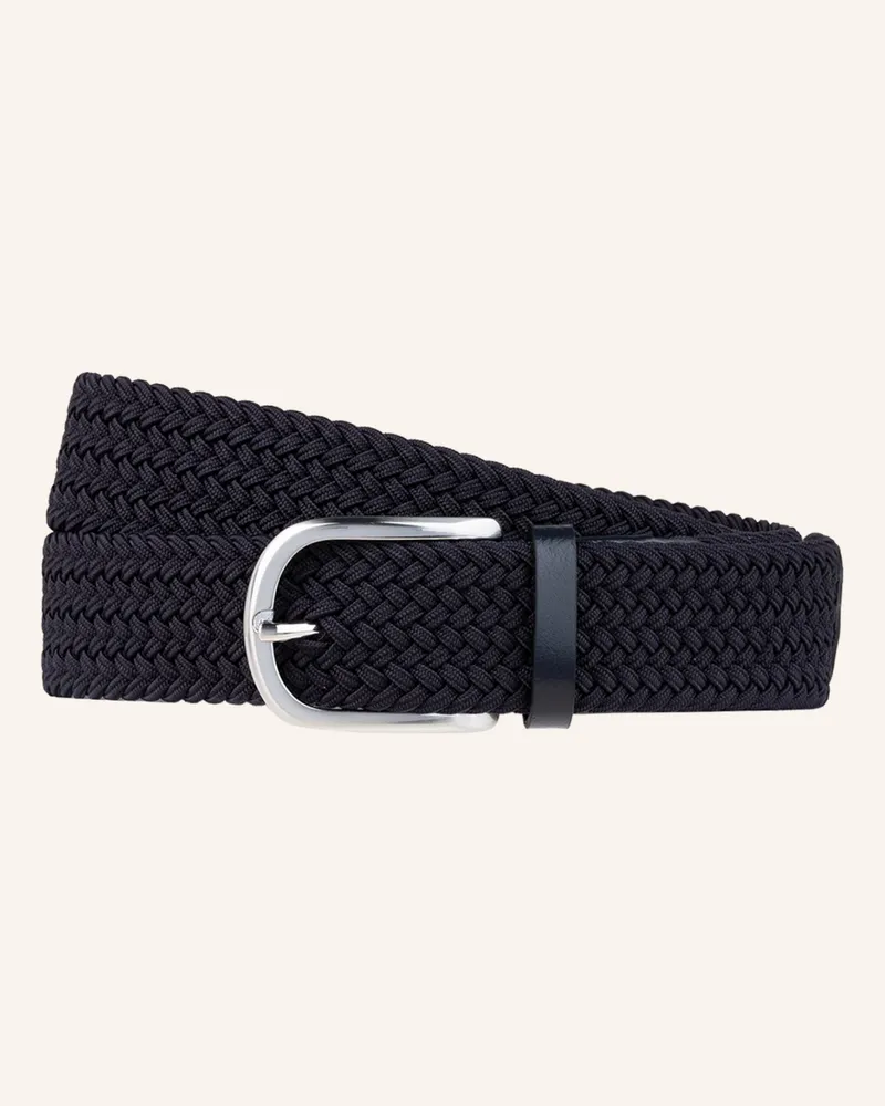 Reiss Flechtgürtel ELMONT Dunkelblau