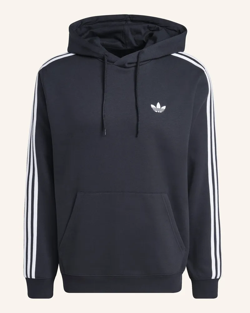 adidas 3-Streifen-Hoodie schwarz Schwarz