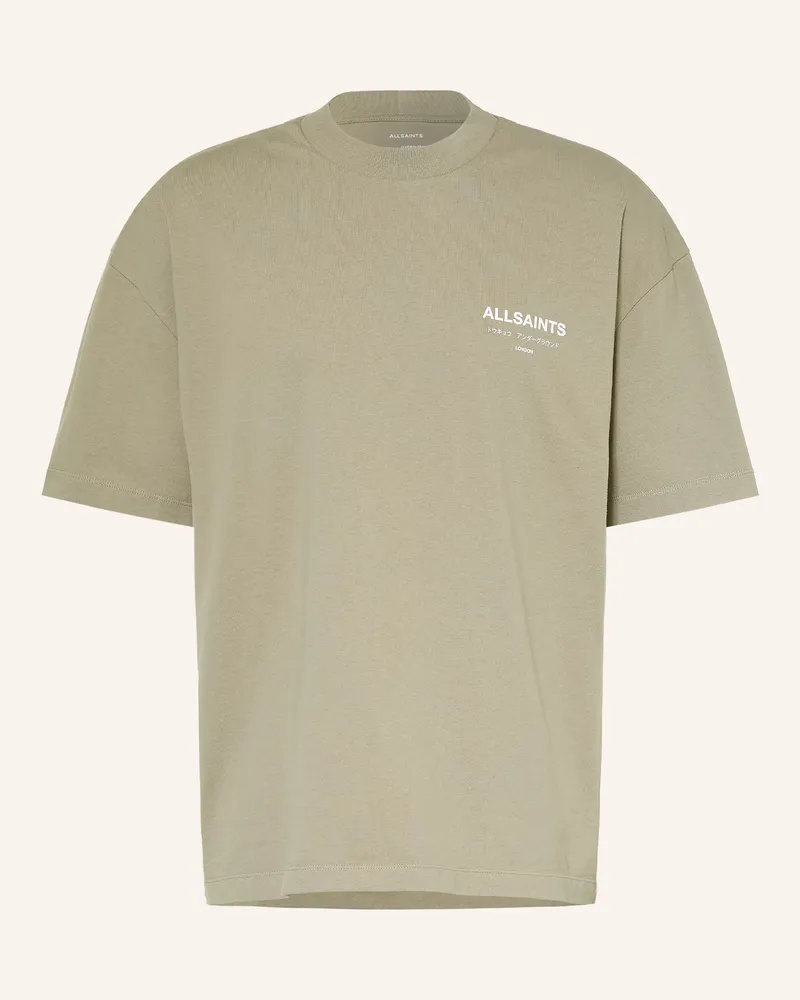 AllSaints T-Shirt Underground gruen Hellgrün