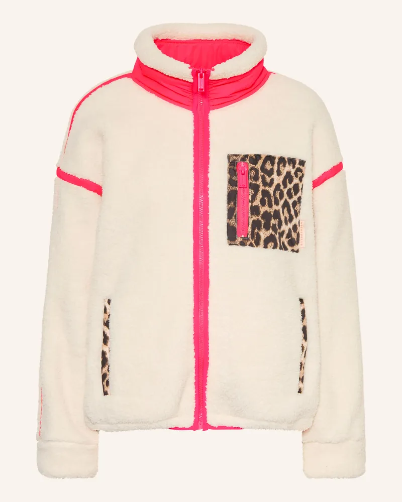 RINO & PELLE Teddyfell-Jacke Sinai weiss Creme