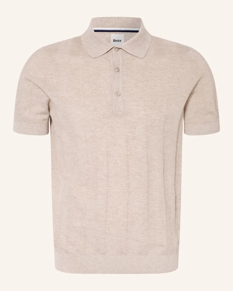 Brax Strick-Poloshirt Pascal beige Beige