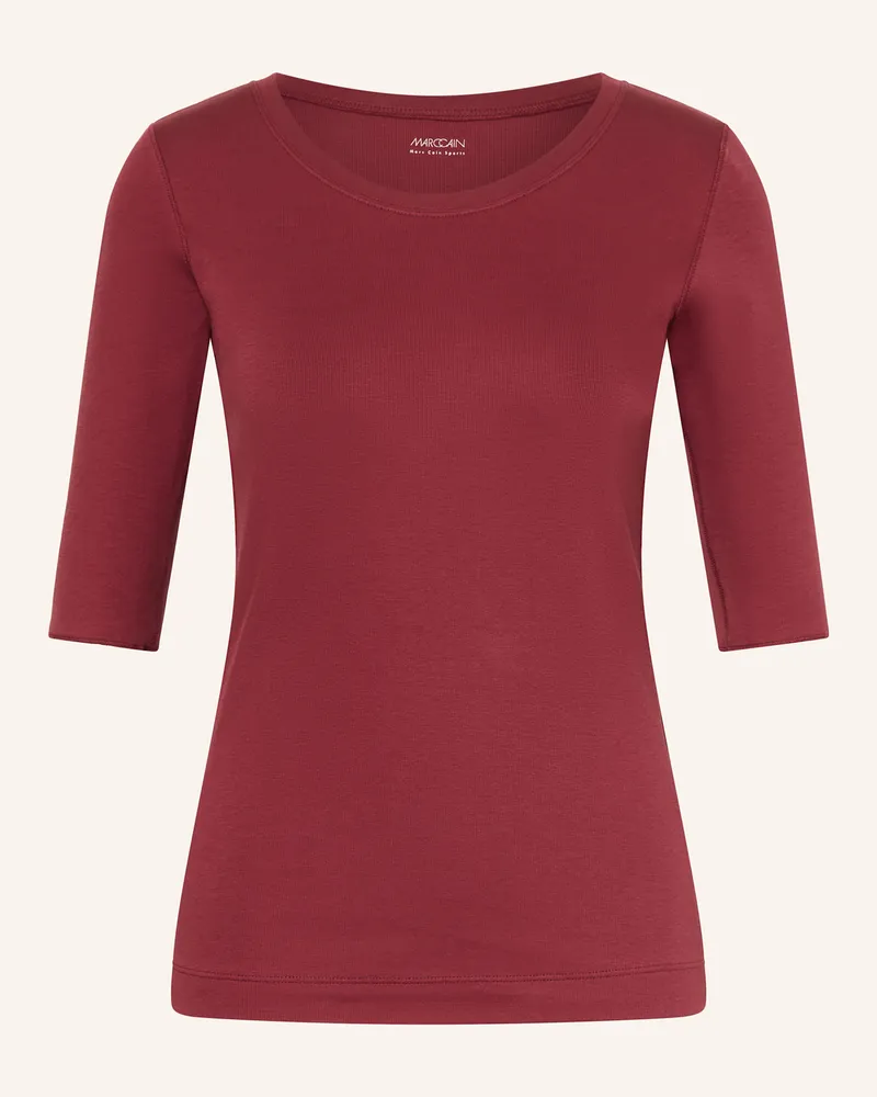 Marc Cain Shirt mit 3/4-Arm Dunkelrot