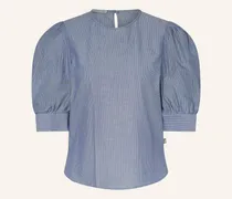 Trachtenbluse Tula blau