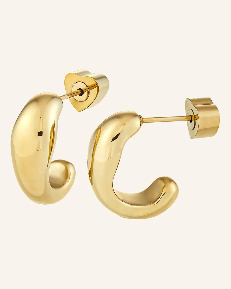 Copenhagen Ohrstecker  aus  Edelstahl Gold