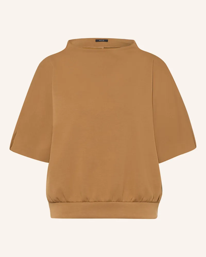 OPUS T-Shirt braun Braun