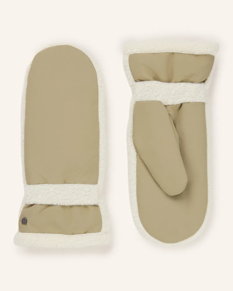 Hestra Fäustlinge Ronja Mit Teddyfell beige Beige