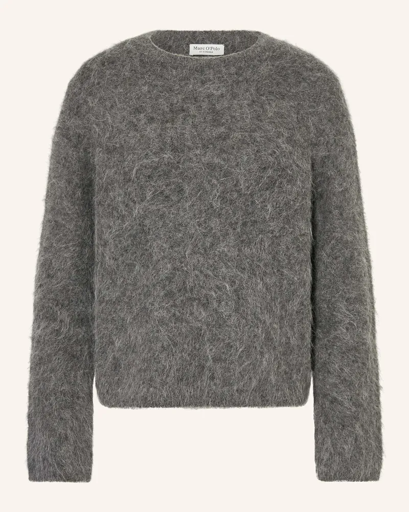 Marc O'Polo Alpaka-Pullover Dunkelgrau