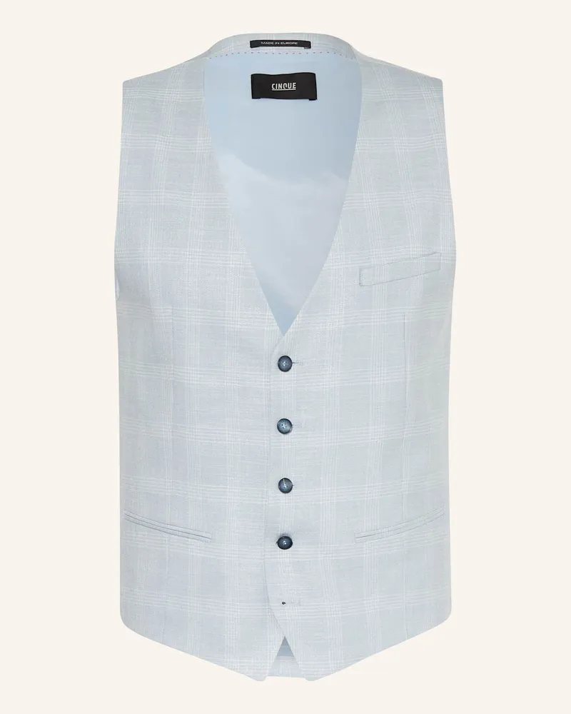 cinque Anzugweste CIVITRA Extra Slim Fit Blau