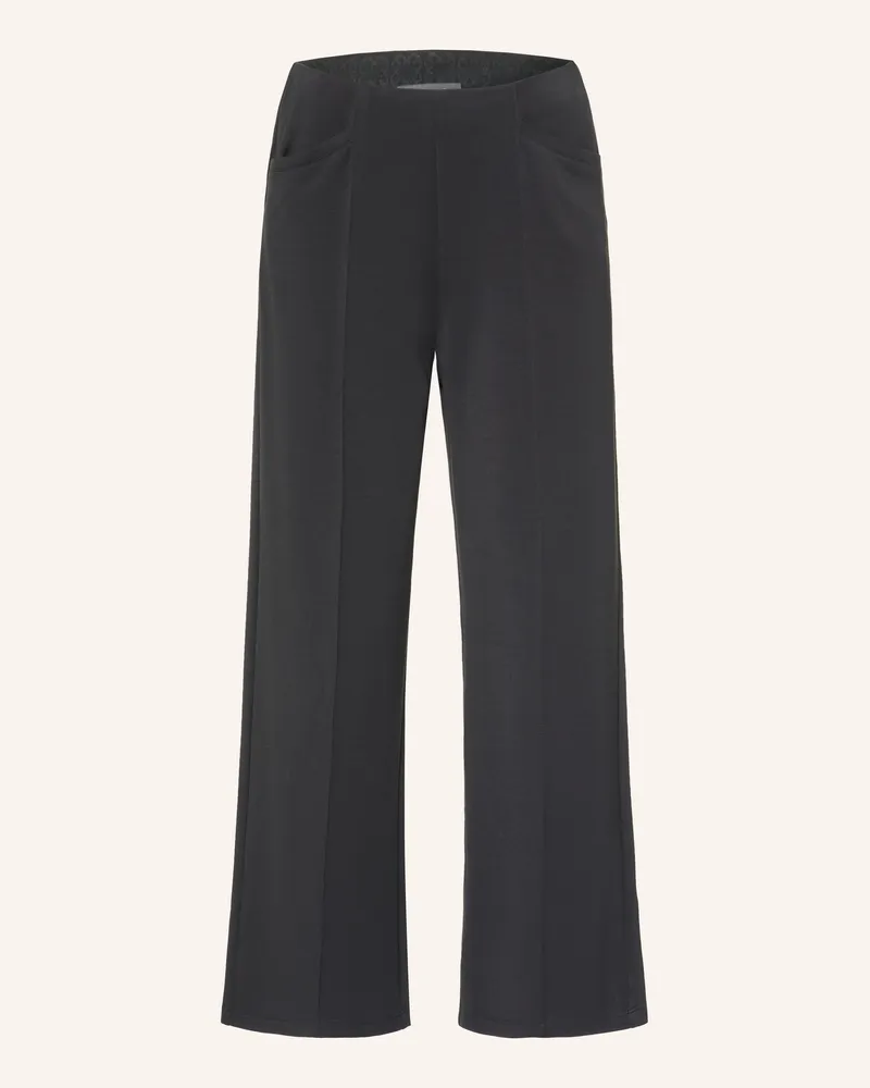 Elena Mirò Jerseyhose schwarz Schwarz
