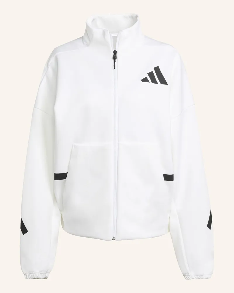 adidas Sweatjacke Z.N.E. Tracktop weiss Weiss