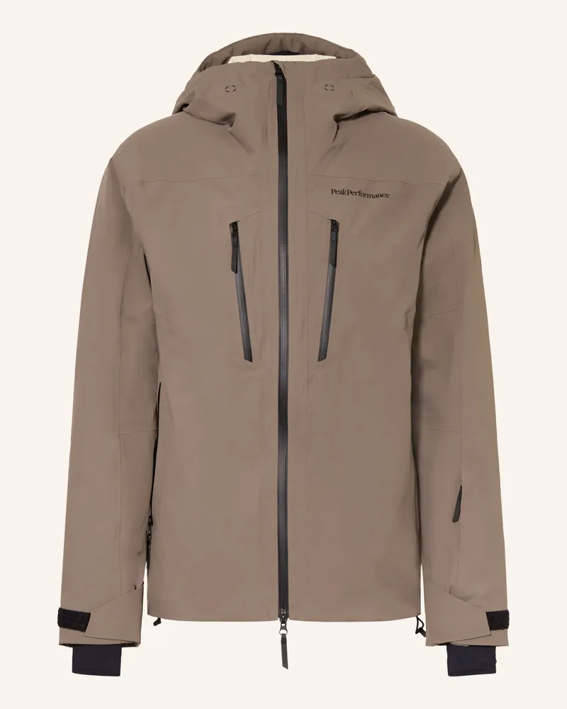 Peak Performance Skijacke Whitelight Apx Hipe® Insulated braun Hellbraun