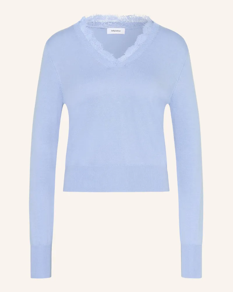 Darling Harbour Pullover Mit Spitze blau Corn