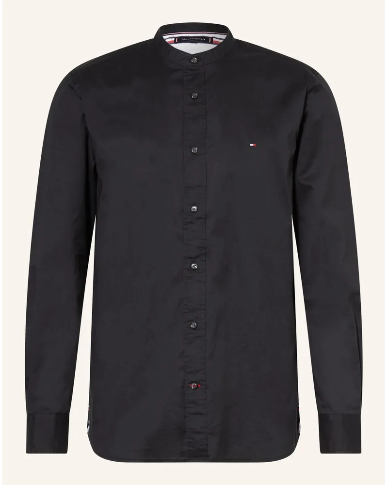 Tommy Hilfiger Hemd Regular Fit Schwarz