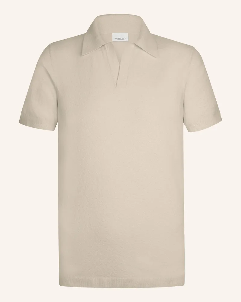 Profuomo Polo kurzarm Weiss
