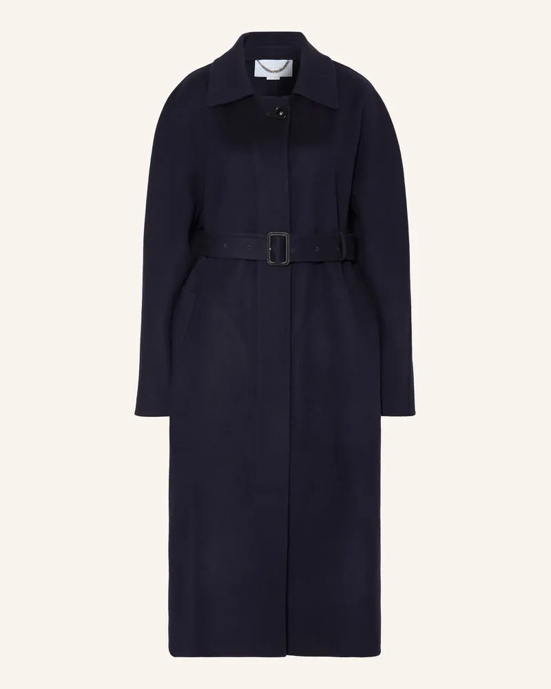 Stella McCartney Wollmantel blau Dunkelblau