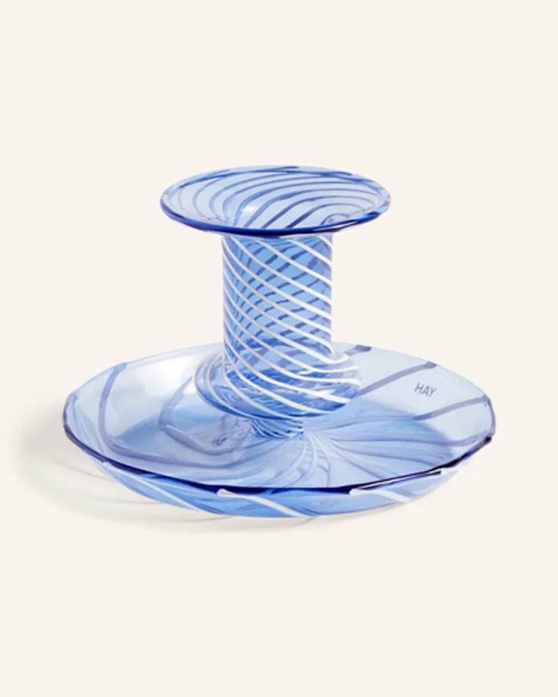 Hay Kerzenhalter Flare blau Hellblau