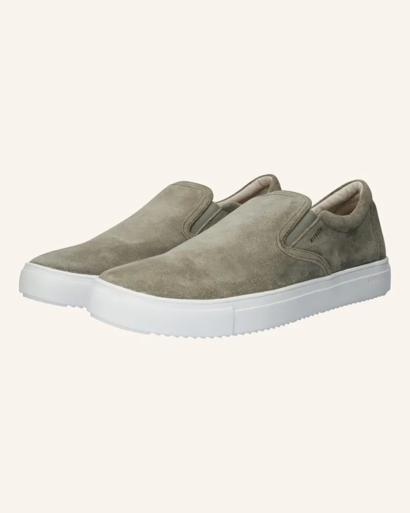 Blackstone Slip-Ons gruen Grün