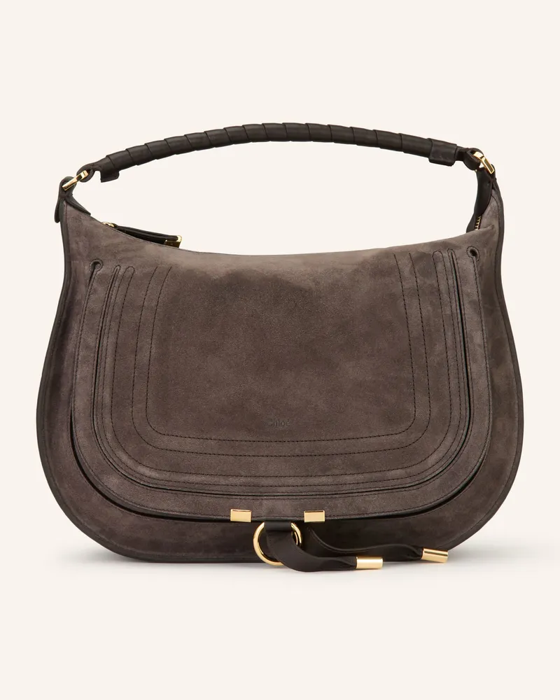 Chloé Schultertasche Marcie braun Kohl