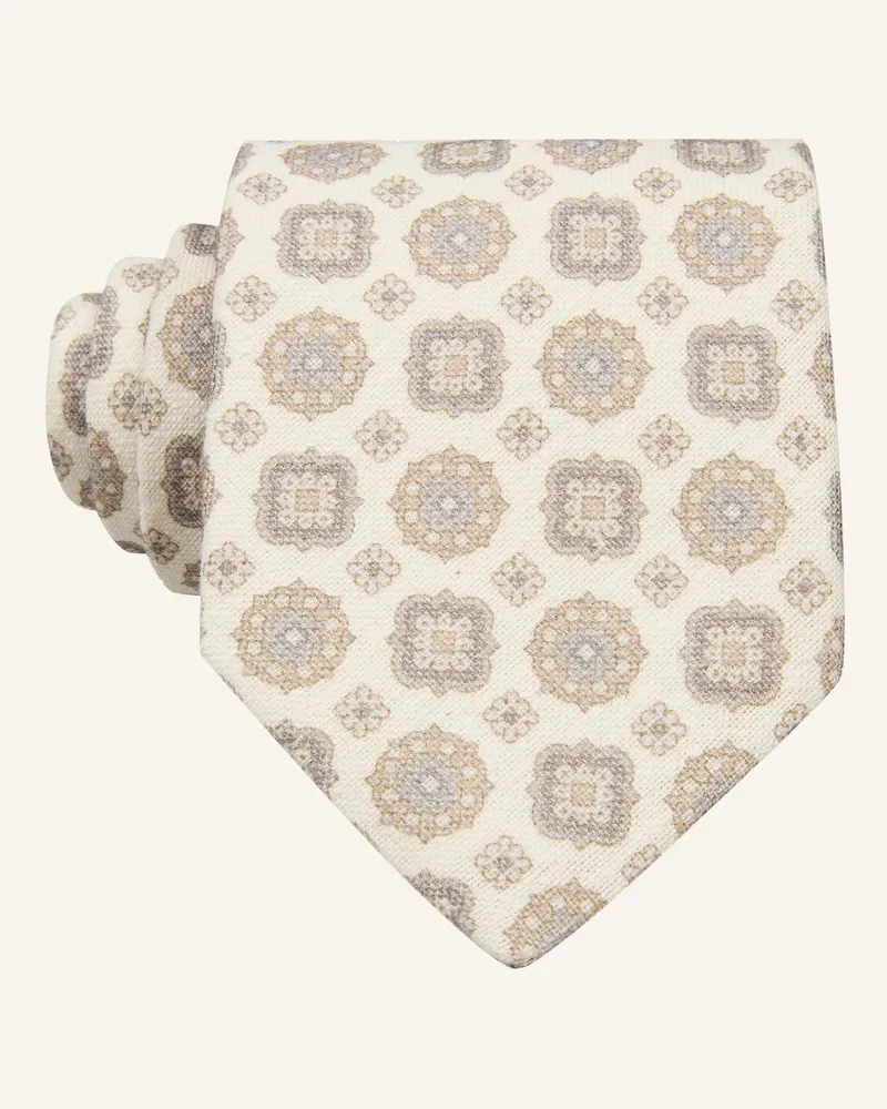 Profuomo Krawatte grau Hellbraun