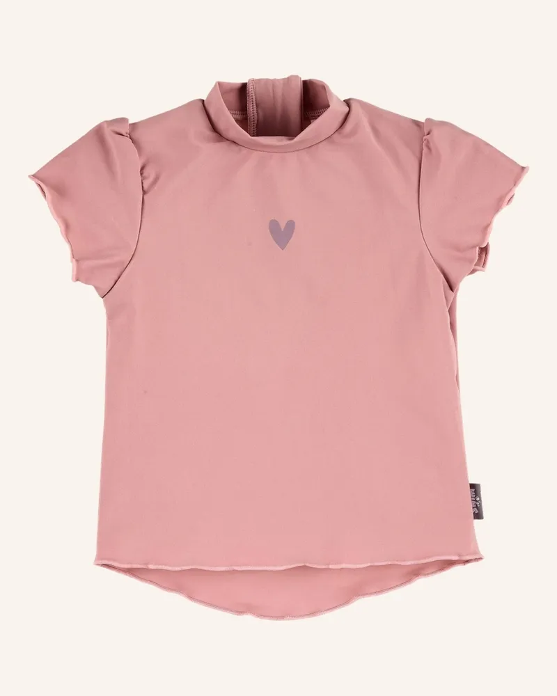 Sterntaler Kurzarm-Schwimmshirt Herz pink Hellrosa