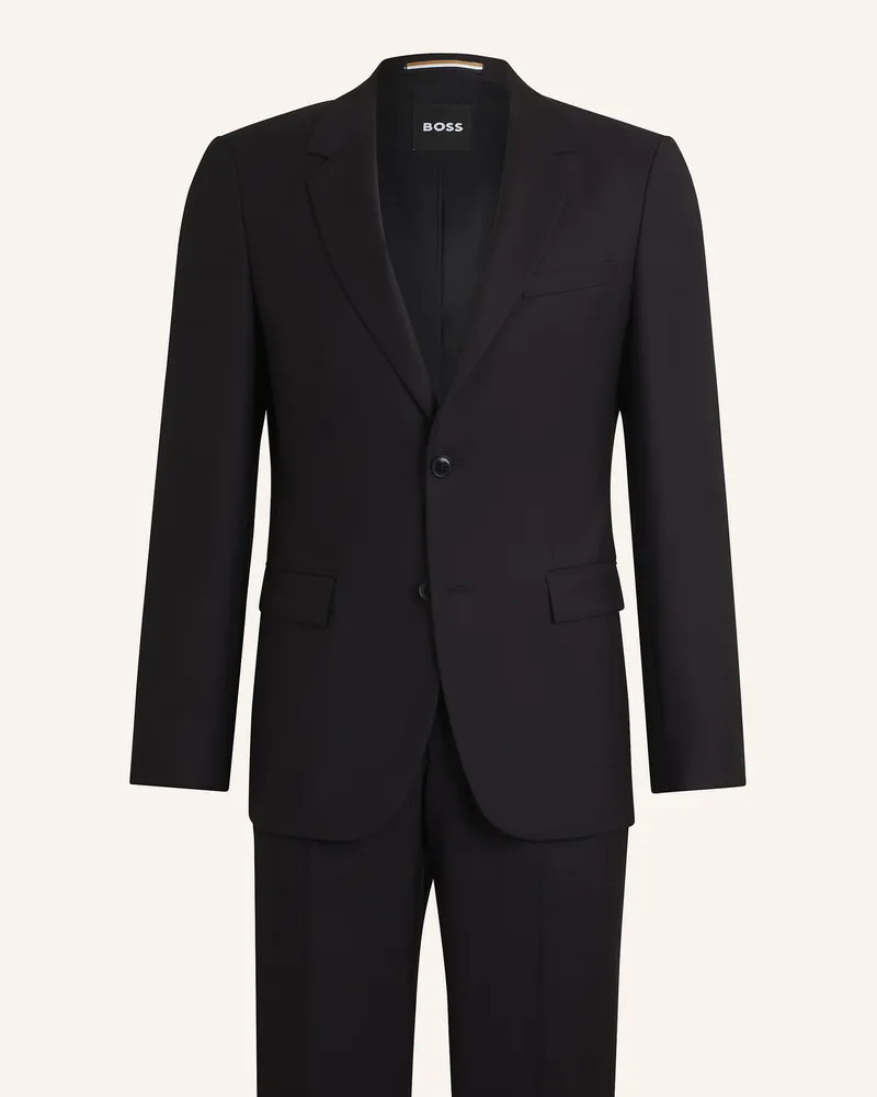 HUGO BOSS Business Anzug H-HOUSTON-2PCS-252 Slim Fit Dunkelrot