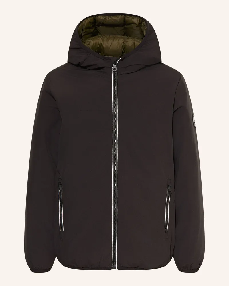 Jack & Jones Jacke Zum Wenden schwarz Schwarz