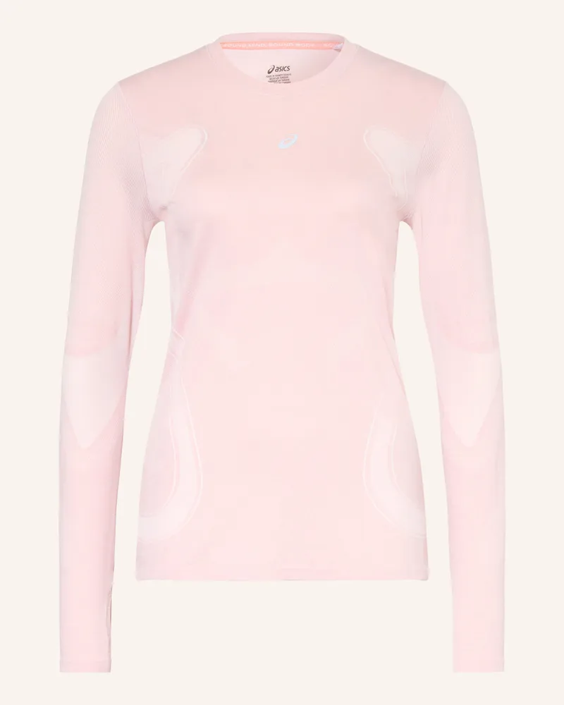 Asics Laufshirt ROAD SEAMLESS LS Hellrosa