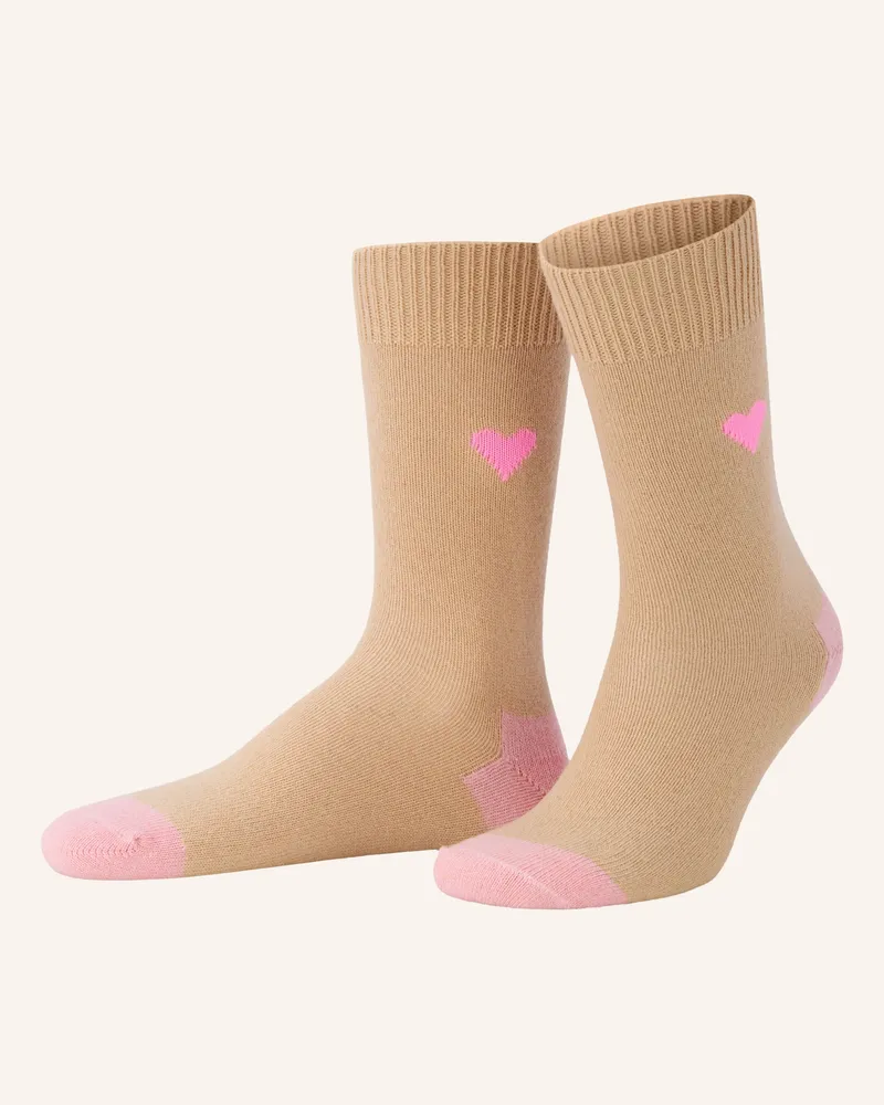 UNIO Socken Amore Cashmere beige Beige