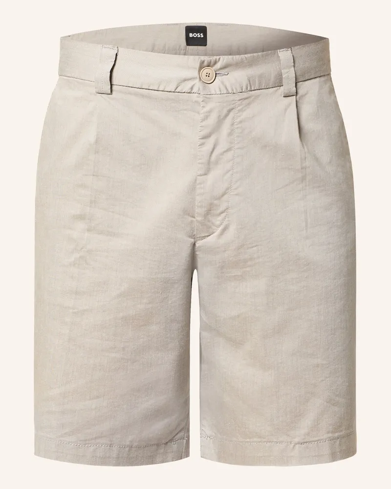 HUGO BOSS Chinoshorts PERIN Tapered Fit Camel