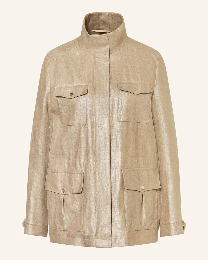 Herno Leinenjacke Gold