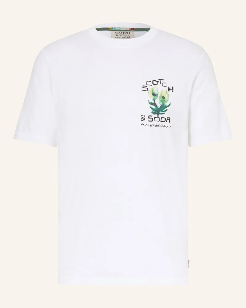 Scotch&Soda T-Shirt weiss Weiss