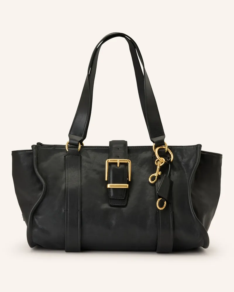 Marc O'Polo Shopper Medium schwarz Schwarz