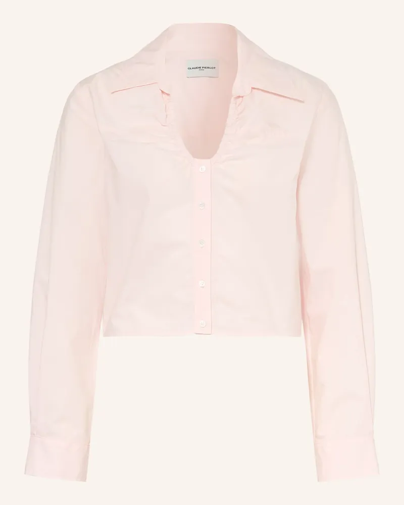 Claudie Pierlot Hemdbluse rosa Hellrosa