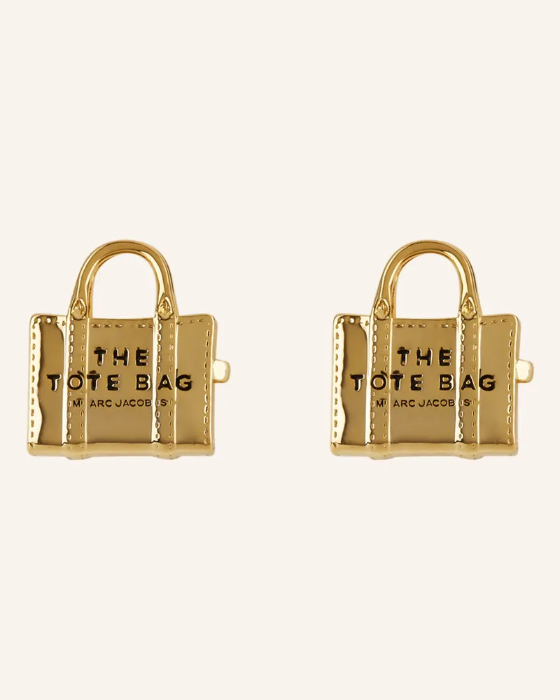 Marc Jacobs Ohrringe The Tote Bag Studs gold Gold