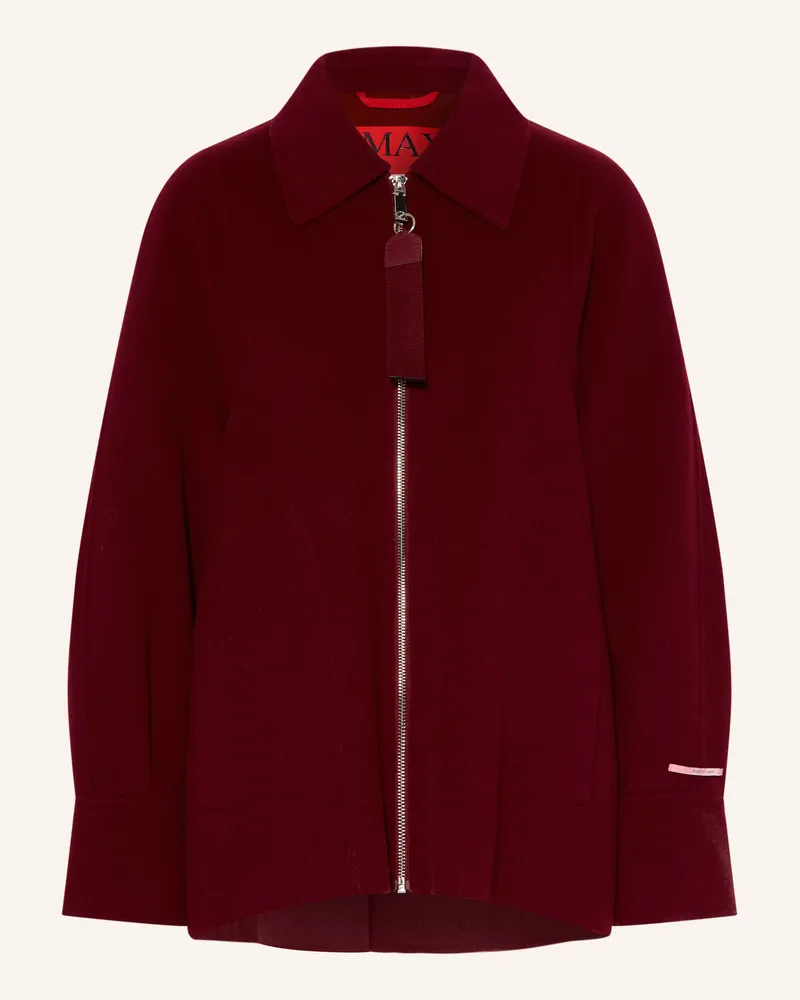 MAX&Co. Jacke Saggina Aus Schurwolle rot Dunkelrot