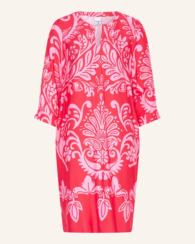 tonno e panna Kleid Rot