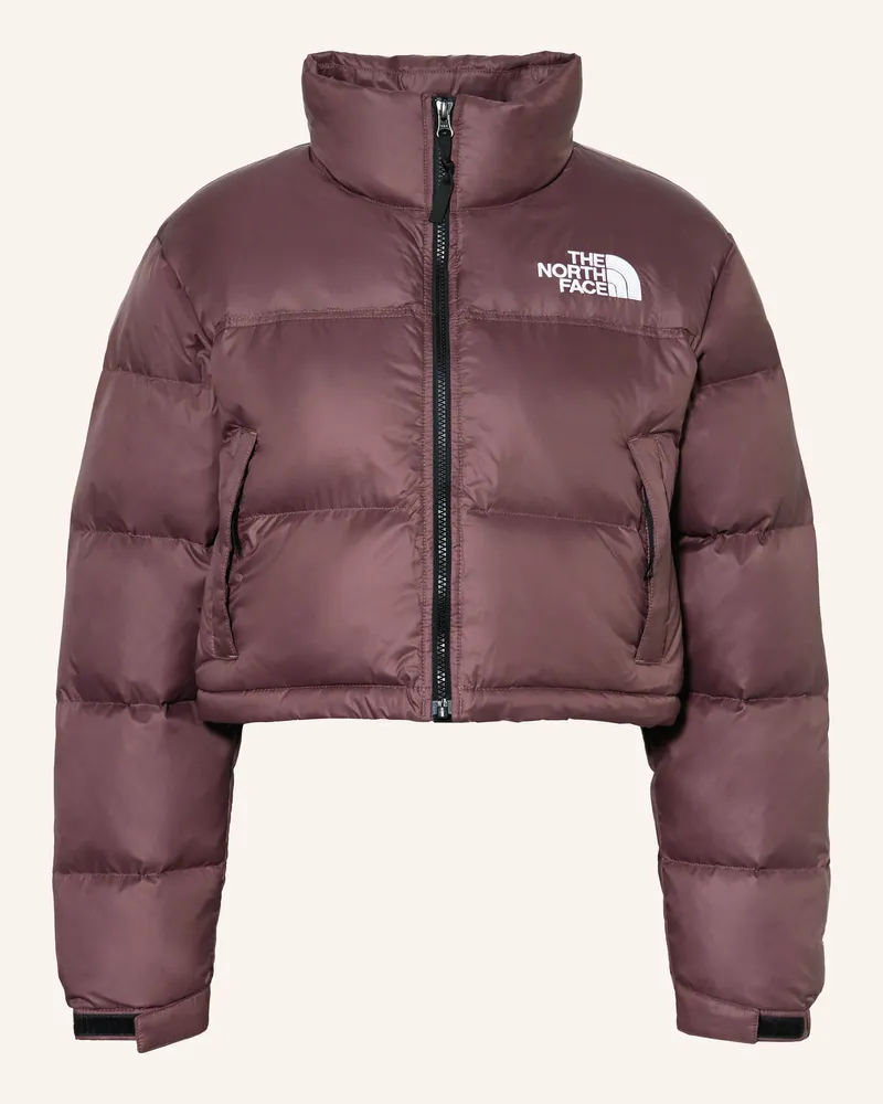 The North Face Cropped-Daunenjacke Lila