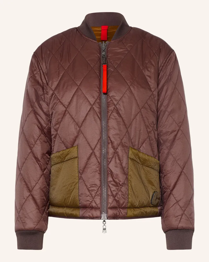 No. 1 Como Blouson Bozen Im Materialmix Zum Wenden braun Braun