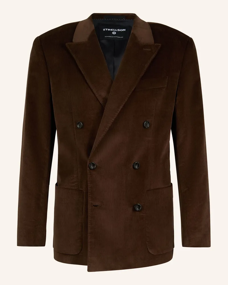 Strellson Anzugsakko Ashton Slim Fit Aus Cord braun Braun