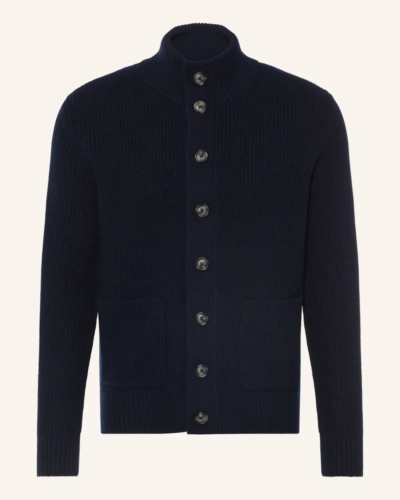 Strokesman's Strokesman Strickjacke blau Dunkelblau