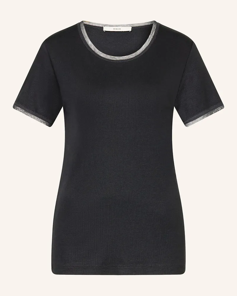 REMAIN T-Shirt grau Schwarz