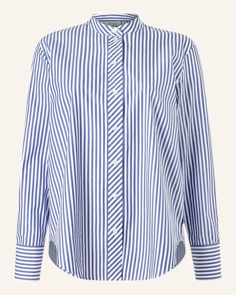 Maerz Bluse blau Dunkelblau